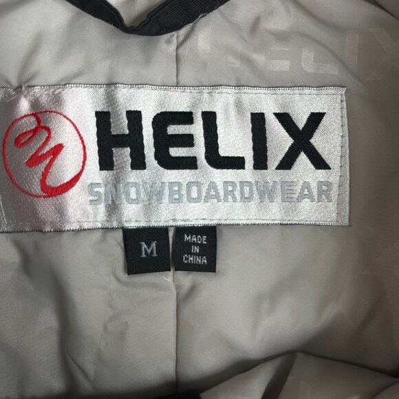 Helix Mens Snowboarding Pants Black Bottoms Winter Sz M - Picture 2 of 15
